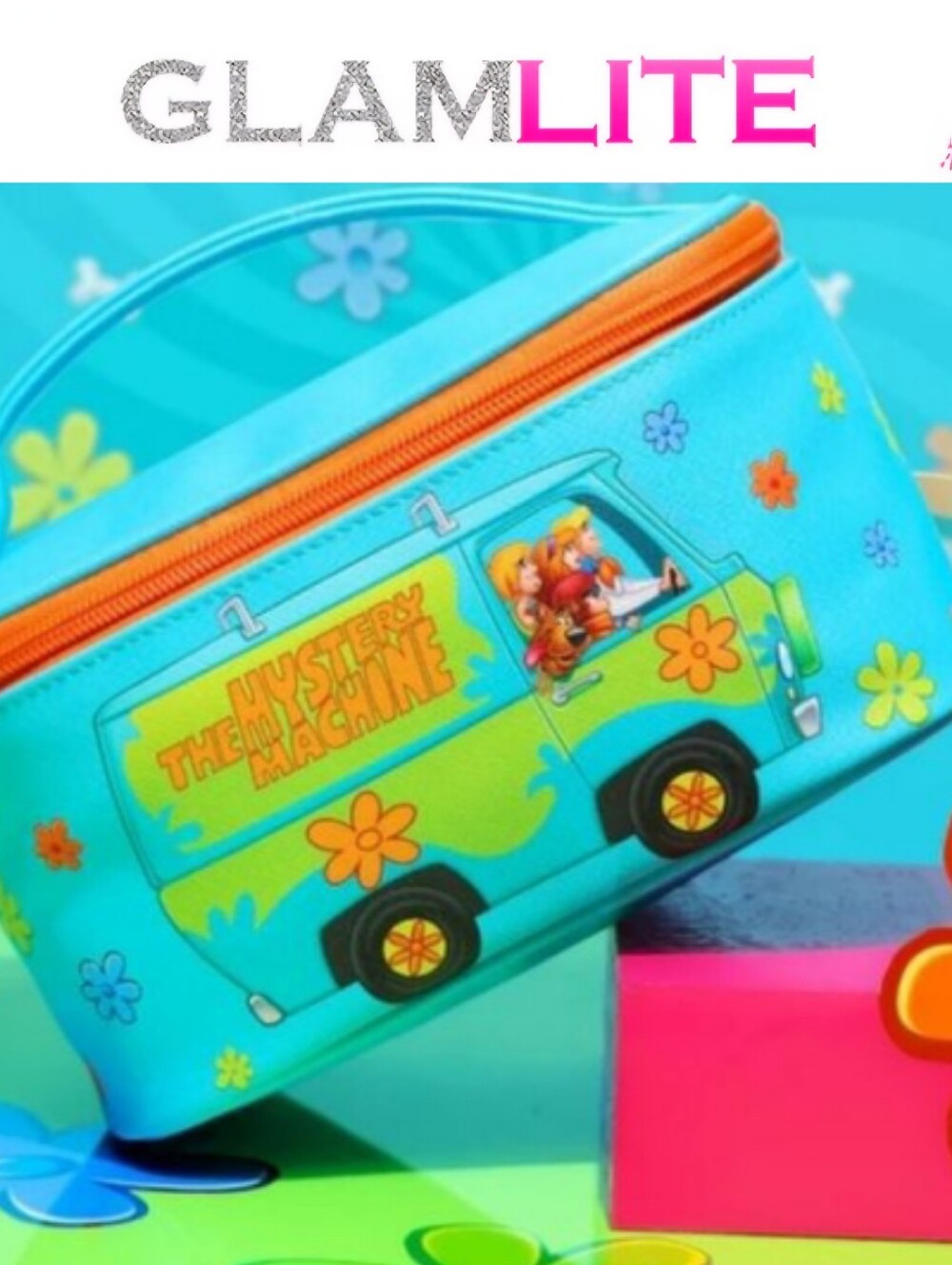 Glamlite X Scooby-Doo Mystery Machine Makeup Bag